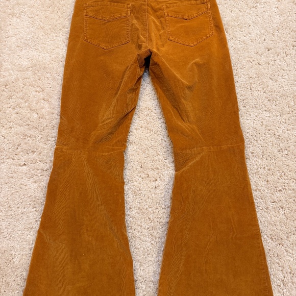 Free People Women's Brown Boot Cut Corduroy Pants - Picture 4 of 5